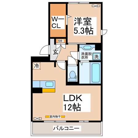 エクセル大窪の物件間取画像